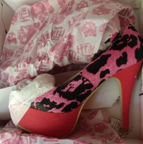 Abbey Dawn cheetah print heels - Picture 9 of 11